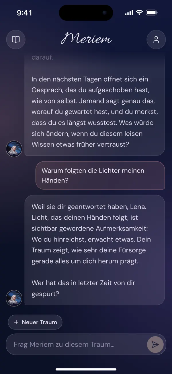 Interpretation erhalten