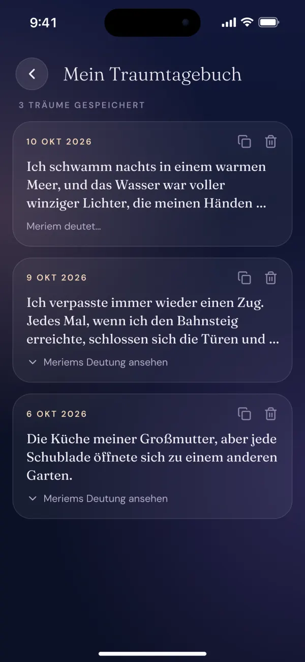 Traumtagebuch