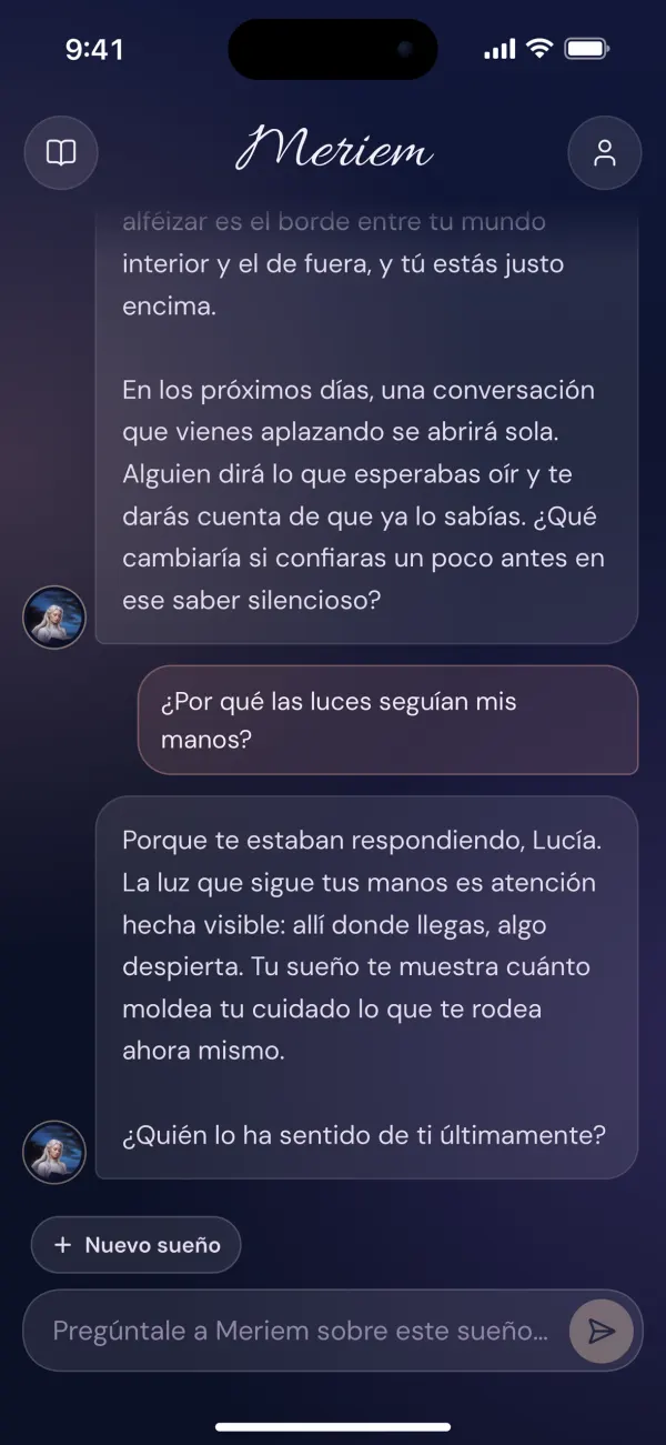 Recibe una interpretación