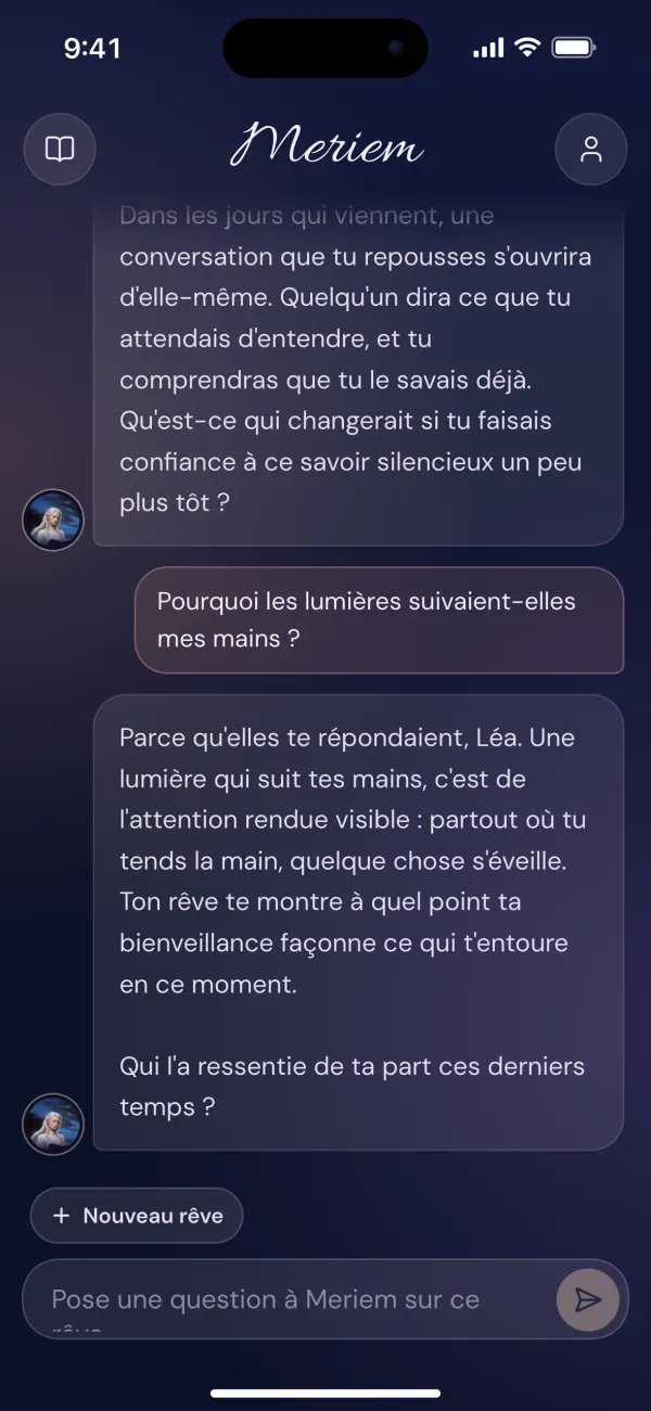 Reçois une interprétation