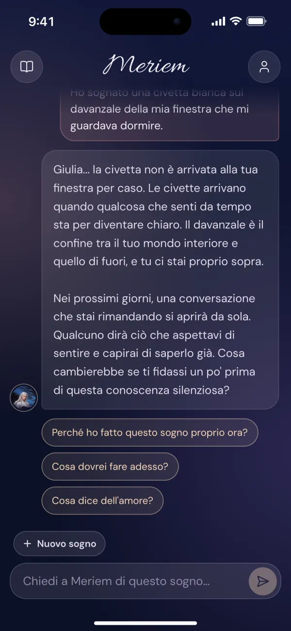 Interpretazione dei sogni con IA