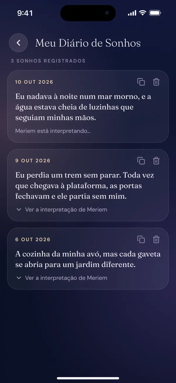 Diário de sonhos