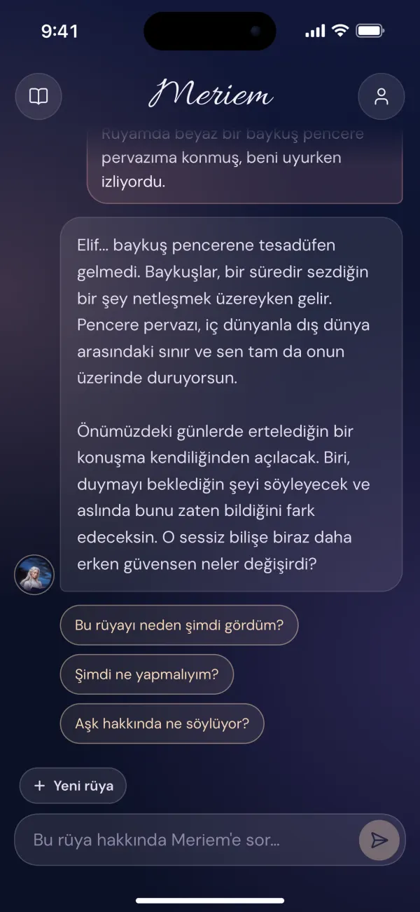 Yapay zeka rüya yorumu